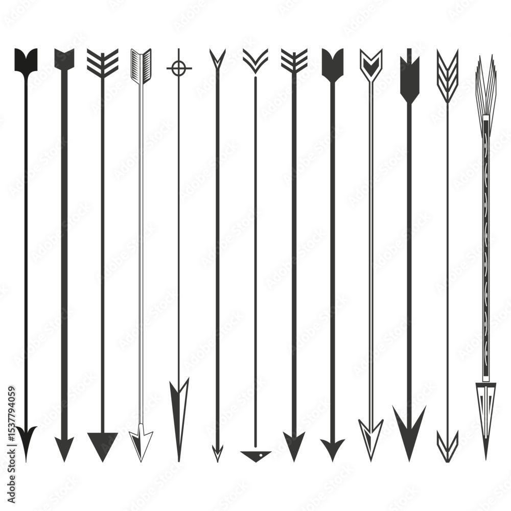 Poster vertical arrow pattern. up down direction. vector navigation flow. monochrome symmetrical form.