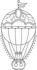 Festive air hot balloon airship