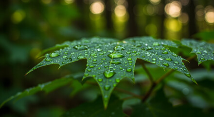 dew on a leaf