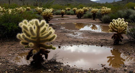 flowers in the water