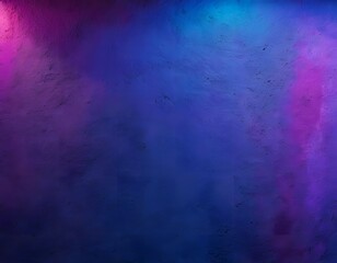 Colorful cracked wall background with purple and blue gradient texture
