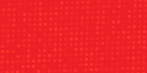 Dots halftone orange color pattern gradient texture with technology digital background.