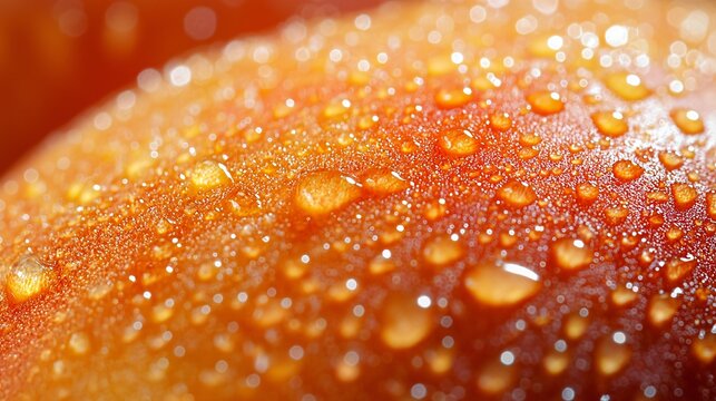 macro detail of ripe peaches glowing in morning light, fuzzy skin with soft focus edges, simple background creating fresh, elegant fruit photography style