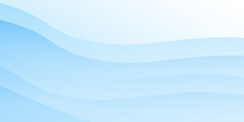 Modern white wavy glowing lines on a blue background abstract modern art