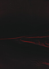 Optical distortion. Glitch signal. Red color flare dust grain noise defect worn effect wrinkled...