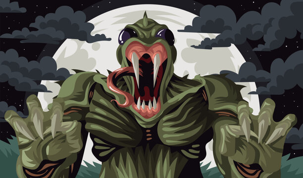 reptilian chupacabras alien strange monster