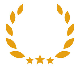 月桂樹のかわいいフレームイラスト