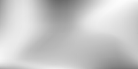 Silver modern foil background with metal mirror texture. Chrome gradient surface with light gloss abstract simple art design