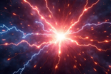 Fototapeta premium colorful fireworks in the night sky 