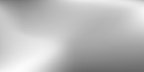 Silver modern foil background with metal mirror texture. Chrome gradient surface with light gloss abstract simple