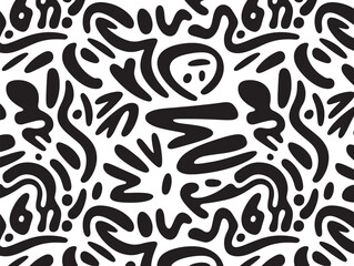 abstract pattern black and white geometric shape background