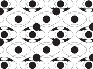 abstract pattern black and white geometric shape background