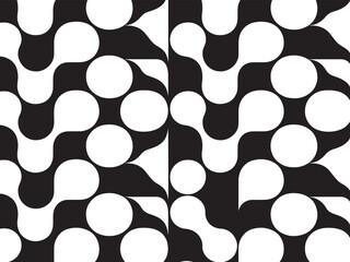 abstract pattern black and white geometric shape background