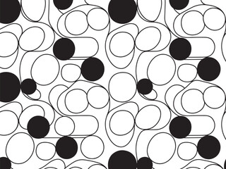 abstract pattern black and white geometric shape background