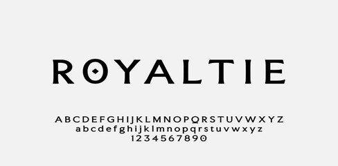 Elegant Minimalistic Font. Luxury lettering, suit for poster design, typography, and all graphic design needs. Come in editable vector. Elegant alphabet.