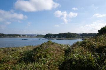 黒崎の鼻から長浜方面を見る - 神奈川県三浦市,日本 