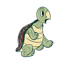 funny turtle cartoon