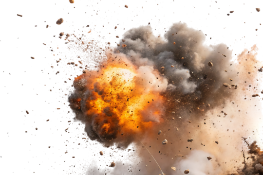 Powerful Burst of Energy An Explosion of Force