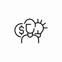 financial innovation icon sign vector