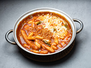 Tteokbokki  ,Spicy Stir fried Rice Cake

