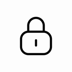 pad lock icon sign vector