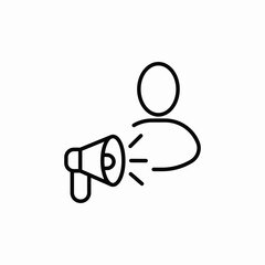 personal marketing icon sign vector