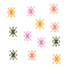 ribbon flower background vector illustration nice, interesting and unique