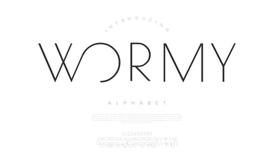 Sleek, minimal, geometric display font for clean branding, product labels, and tech-focused design