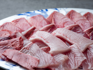   Sashimi, fresh raw fish dish