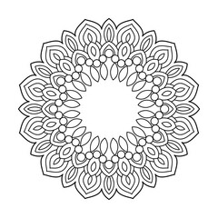 Peaceful Orbit Pattern Mandala