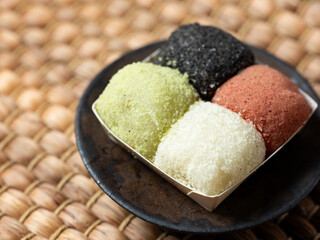 Korean traditional food rice cake