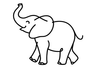Obraz premium elephant vector illustration