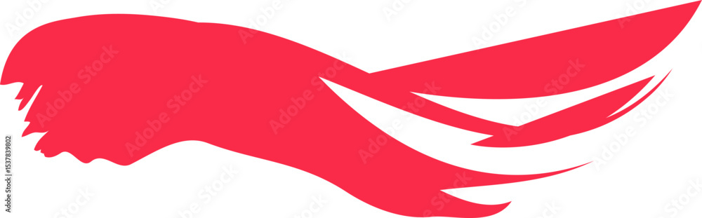 Poster brush textbox ribbon element