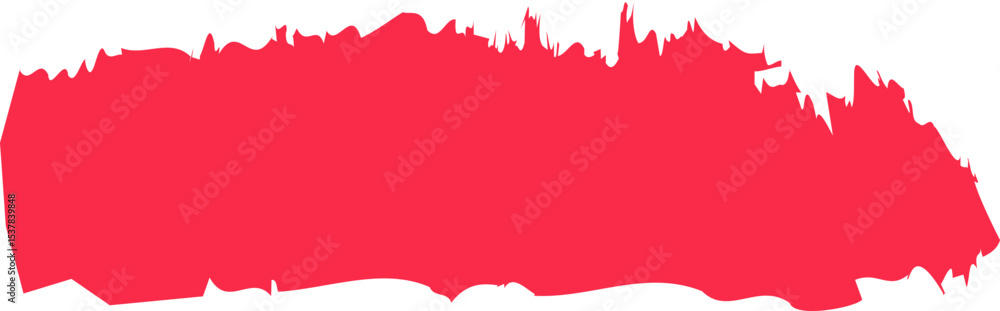 Poster brush textbox ribbon element