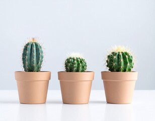 サボテンの鉢植え