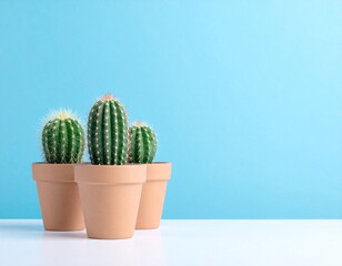 サボテンの鉢植え