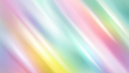 Abstract light effect rainbow pastel blurred background vector on transparent, ideal for luxury packaging designs and premium digital marketing materials.

