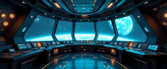 This mesmerizing spaceship background 4k image invites you to journey through the cosmos, showcasing advanced technology in a stunning setting.