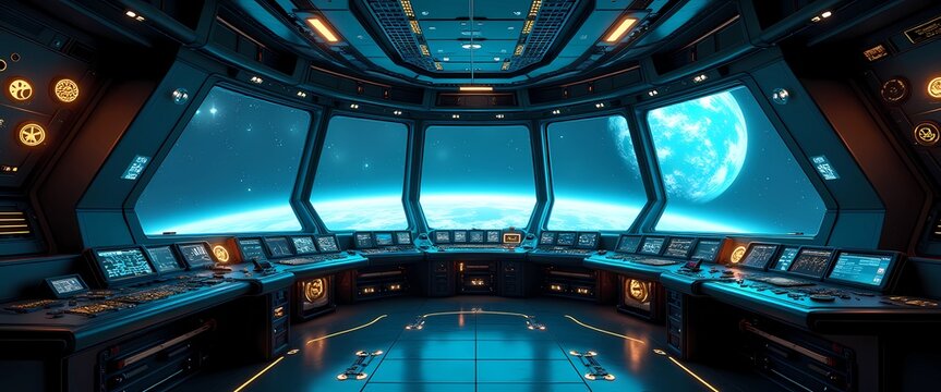 This mesmerizing spaceship background 4k image invites you to journey through the cosmos, showcasing advanced technology in a stunning setting.
