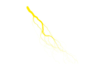 Electric Thunderbolt Shock FX Transparent Cutout