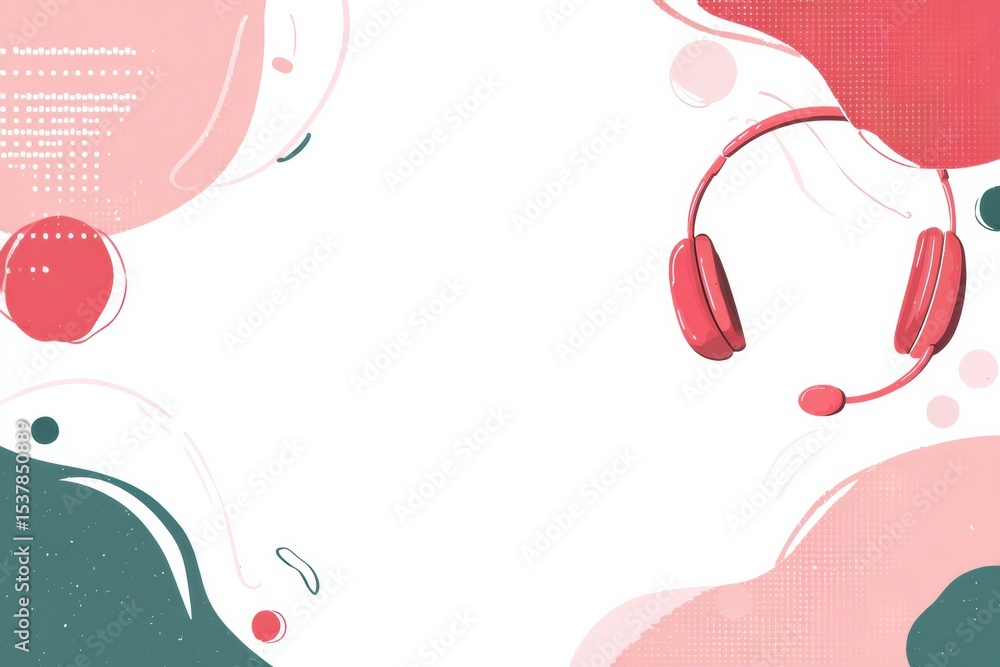 Poster support hotline card layout featuring customizable design elements for effective communication