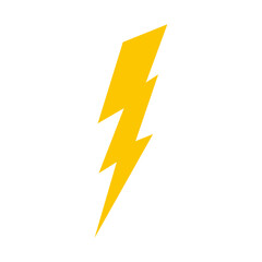 lightning bolt isolated on white