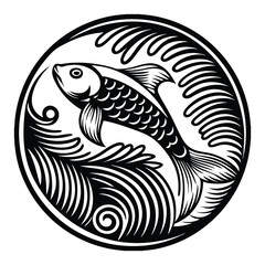 Skipjack shad alosa chrysochloris, fish from North America