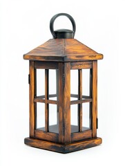 Rustic Wooden Lantern Candle Holder Home Decor Perfect for Cozy Autumn or Winter Ambiance Tabletop Decoration Glass Panels Farmhouse Style