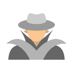 Spy Vector Flat Icon Design