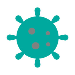 Virus Vector Flat Icon Design