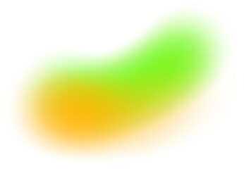 green with orange gradient color element