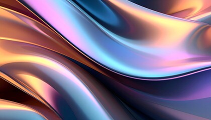 Fondo estilo met&aacute;lico iridiscente con ondas y acabado tornasol
