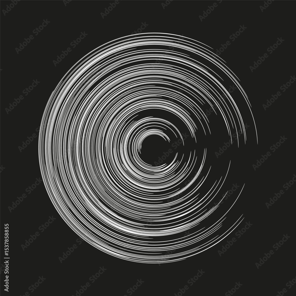 Poster spiral line texture. abstract swirling pattern. dynamic fluid movement. vector creative graphic.