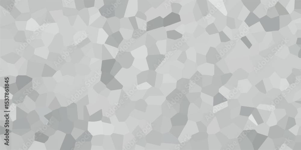 Poster a mosaic-like arrangement showcasing an array of multifaceted shapes, reflecting an aura of modernis